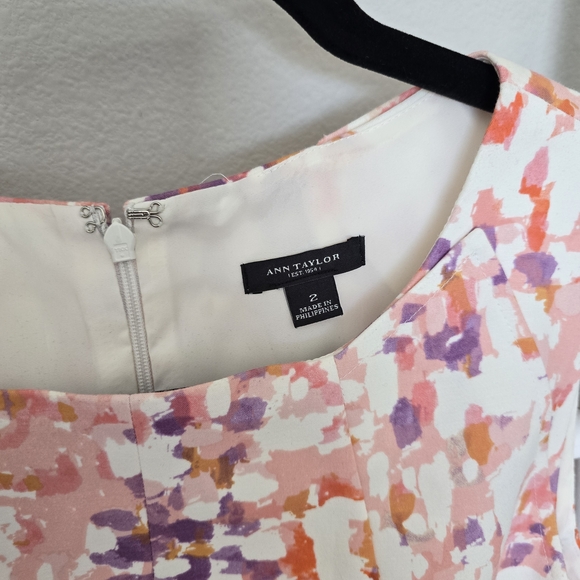 Ann Taylor Multicolor Sleeveless Midi Dress - Picture 9 of 10